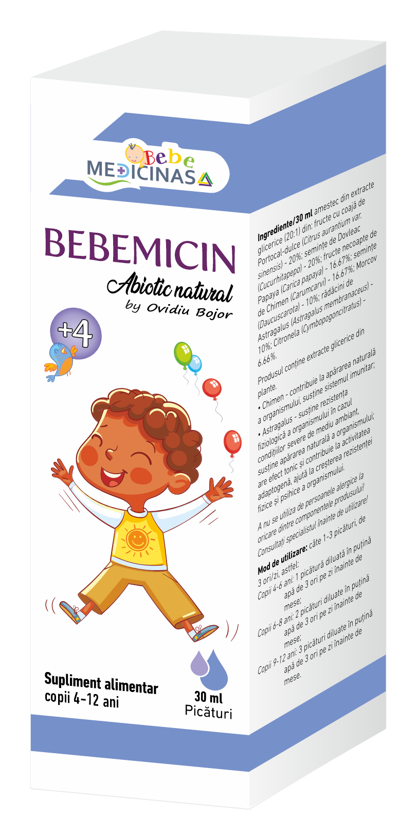 Compozitie BEBEMICIN + 4 Abiotic natural